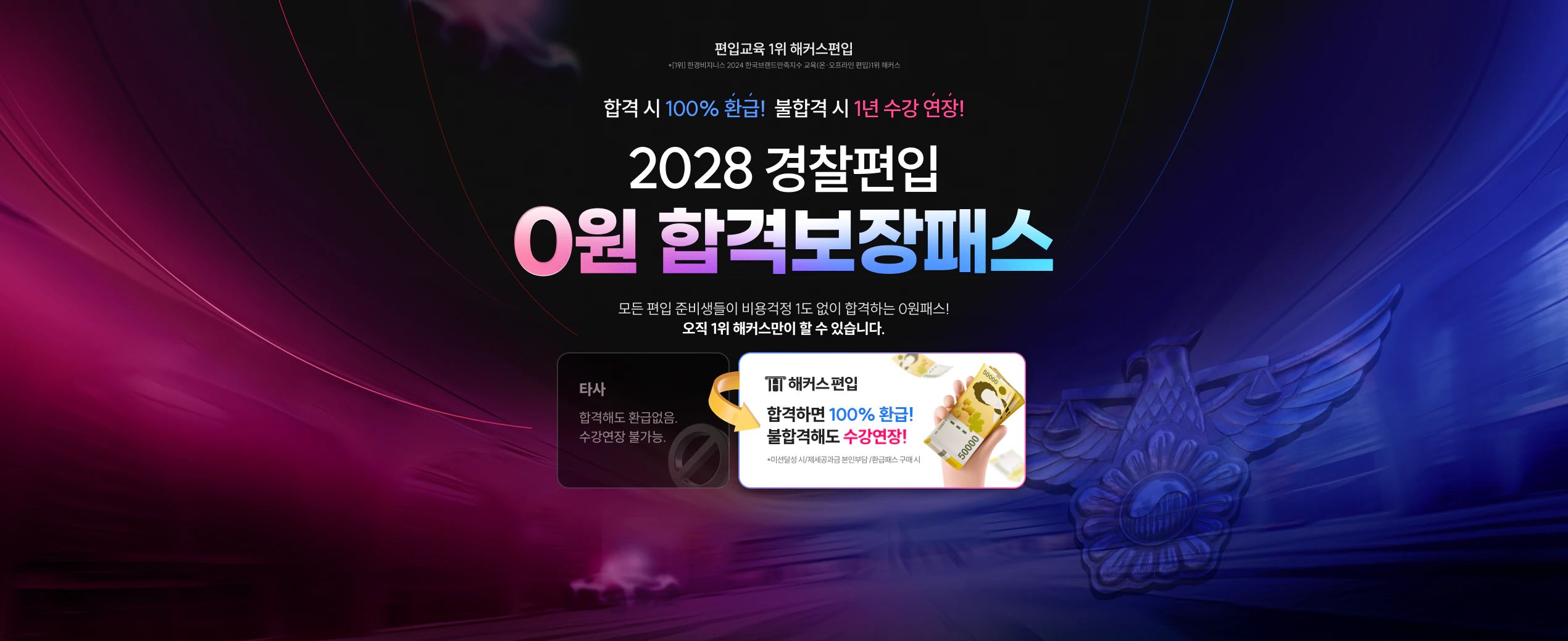 2028 경찰편입 0원 합격보장패스